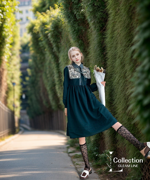 False Collar Dress
